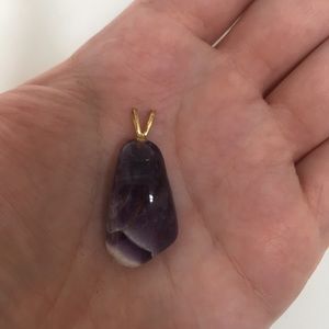 💜 3/$16! Real Amethyst Charm